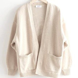 NWT & Other Stories Boxy Open Cardigan